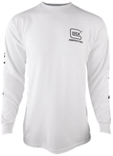 Glock AP96094 Perfection Long Sleeve Tee, White, Pre-Shrunk Cotton, Large 
