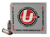 Underwood 40 S&W UW223, 155gr XTP Jacketed Hollow Point, Nickel-Plated Brass, 20rd Box 