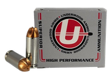 Underwood Xtreme Hunter 10mm Auto, 150gr Solid Monolithic, Nickel-Plated Brass Case, 20rd Box 