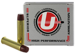 Underwood Ammo 726 Gas Check, 460 S&W Magnum, 360gr Hard Cast Long Wide Nose, Nickel-Plated Brass, 20 Rds 