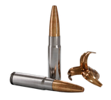 Underwood Ammo 452 Maximum Expansion, .300 AAC Blackout, 194gr Solid Monolithic, Nickel-Plated Brass 