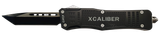 Xcaliber 45 ACP Large OTF Tanto Plain, Black 