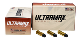 Ultramax Ammunition 10MM 180GR HTJHC Handgun Ammo, Made in USA 