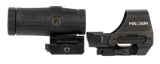 Holosun HS510C Open Reflex Circle Dot Sight, 3X Magnifier, Black - 605930625721 