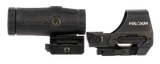 Holosun HS510C Open Reflex Circle Dot Sight, 3X Magnifier, Black - 605930625721 