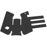 Talon Grips 103R, Adhesive Rubber Wrap-Around Grip for Glock 17/22/24/31/34/35/37 Gen 1-3, Black 