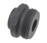 JK Armament LT CCX Thread Mount, M13.5 x 1 LH, Aluminum, Hard Anodized Black 