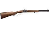 Chiappa Double Badger, 243 WIN / 410 BORE, 20.00" Barrel, 2 Rds, Blued Barrel / Case Hardened Receiver, Folding Checkered Beech Stock 