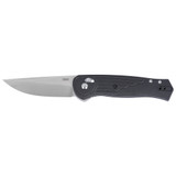 CRKT Sero, Folding Knife, S35VN Satin Drop Point Blade, Black GRN Handle 