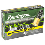 Remington Ultimate Defense Buckshot, 12 Gauge, 3" Shell, #4 Buck, 5 Rds 