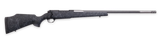 Weatherby Mark V Accumark, 25 CREEDMOOR, 22.00" Threaded Barrel, 4+1 Rds, Matte Black w/ Spiderweb 