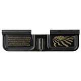Battle Arms Development BAD Dust Cover – 2nd Amendment, Laser Engraved, AR-15/M16 Compatible, Matte Black Finish 