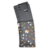 Mission First Tactical Extreme Duty, Magazine, 30 Rds, Rainbows and Unicorns Graphic, Black Polymer 