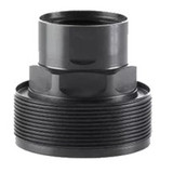 Dead Air PBS-1 Wolverine Thread Insert, 1/2-28 Thread, Black 