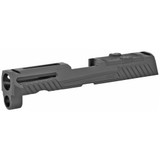 Grey Ghost Precision GGP320 Compact Version 1 Stripped Slide, Dual Optic Cut, Black DLC 
