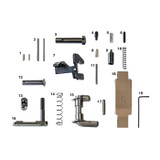 Geissele Automatics AR-15 Super Duty Lower Parts Kit, Desert Dirt Color - 817953025307 