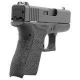 TALON Grips Glock 43 Granulate Rear Wrap Grip, Black 