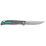 CRKT Scar, Folding Knife, Gray Aluminum Handle, Satin D2 Blade 