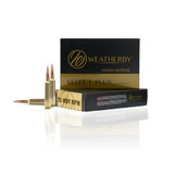 Weatherby Select Plus Barnes LRX Rifle Ammunition, 25 Wby RPM, 117gr, 3150 FPS, 20 Rounds 