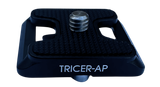 Tricer AP Arca Plate, Lightweight Skeletonized Aluminum, Black 