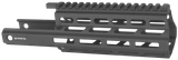 Kinetic Development Group SRX6 MK2, 6" Stribog Rail Extension, M-LOK, Black Cerakote 