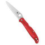 Spyderco Charisma LW, Folding Knife, Satin CTS BD1N Blade, Red FRN Handle 