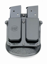 Fobus 4500NDP, Double Mag Pouch, Paddle, Black Polymer 