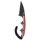 CRKT Minimalist Wharncliffe, D2 Blade, Multi-Color G10 Handle, Black Finish 