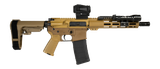 Shark Coast Tactical Sunrise w/ Vortex Crossfire Red Dot, 300 AAC BLACKOUT, 10.00" Threaded Barrel, 30 Rds, M-LOK Handguard, Flat Dark Earth 