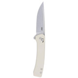CRKT Q Compact, 3.05" Stonewashed Drop Point Blade, Sand Glass-Reinforced Nylon Handle, Folding Knife 