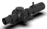 Sightmark Presidio 1-10x26mm, CRED-10 Fiber Red Illuminated Reticle, 1-10x Power, 26mm Objective, Black Matte 