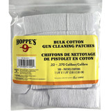 Hoppe's Bulk Cotton Gun Cleaning Patches, .22-.270 Caliber, 1-1/8" Square, 500 Count 