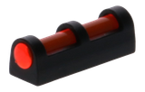 Truglo Long Bead TG947CRM, Red Fiber Optic Front Sight, 2.6mm Shotgun Bead, Black 
