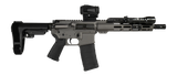 Shark Coast Tactical Grey Night Bundle, 300 BLACKOUT, 10.00" Threaded Barrel, 30 Rds, M-LOK Handguard, Grey/Black 