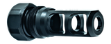 Faxon Firearms Muzzlok Plan B Muzzle Brake, .375" Bore, 5/8x24 Threads, Nitride Stainless Finish 