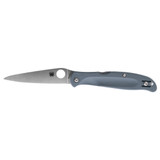 Spyderco Charisma, Folding Knife, Gray FRN Handle, Satin CTS BD1N Blade 