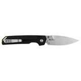 Kershaw Iridium, Button Lock Folding Knife, 3.45" MagnaCut Blade, Black G10 Handle, Two-Tone Finish 