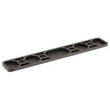 Warne Tactical, 8" ARCA Rail M-LOK, Matte Black Finish 