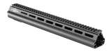 Luth-AR Widebody Palm Handguard, Vented 15" M-LOK, Black 
