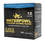Apex Waterfowl Tungsten S3 Steel Blend, 12 Gauge, 3" 1-5/16 oz, #2 Steel/#7.5 Tungsten, 25 Rds 
