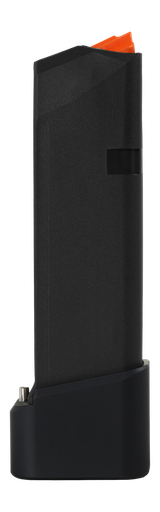 Taran Tactical G19, Magazine, 15 Rds, Aluminum Basepad, Black/Flat Black Hard Anodized 
