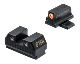 Night Fision Optics Ready Stealth Night Sight Set for Sig Sauer P365/507k, Orange Front Ring, Black Nitride Finish 