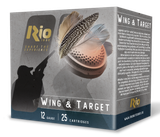 Rio Wing & Target, 12 Gauge, 2-3/4" Shell, 1-1/8 oz, 100 Rounds (2 Boxes of 50) 