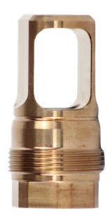 FUQUA PRECISION MACHINING M80-30-58X24-SS-HT, Muzzle Device, Stainless Steel 
