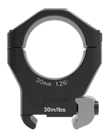 Arken Optics HALO Ti, Titanium 30mm 1.26" Medium Scope Rings, Black 