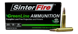 SinterFire GreenLine .223 Remington 55 Grain Lead-Free Frangible Brass Ammunition, 50 Rounds 