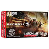 Federal American Eagle, .30-06 Springfield, 150 Grain, Full Metal Jacket, 20 Rounds 