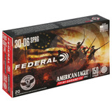 Federal American Eagle, .30-06 Springfield, 150 Grain, Full Metal Jacket, 20 Rounds 