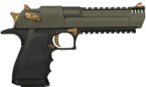 Magnum Research Desert Eagle Mark XIX L6, .357 Magnum, 6.00" Barrel, 9 Rds, Black/Mil-Spec Green - 761226090984 
