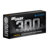 Sig Sauer 300 Blackout Tac-TX Defensive Rifle Ammunition, 110gr JSP, 1,000 FPS, 20 Rds 